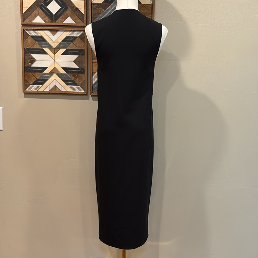 Ralph Lauren Collection 2-Piece Silk Blend Sleeveless Dress with Long Vest sz 4 - Picture 11 of 16